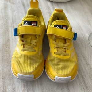 Adidas LEGO yellow kids sneakers Size 13k